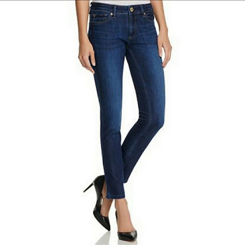 DL1961 Angel 360 Comfort Mid Rise Skinny Ankle Jeans 29